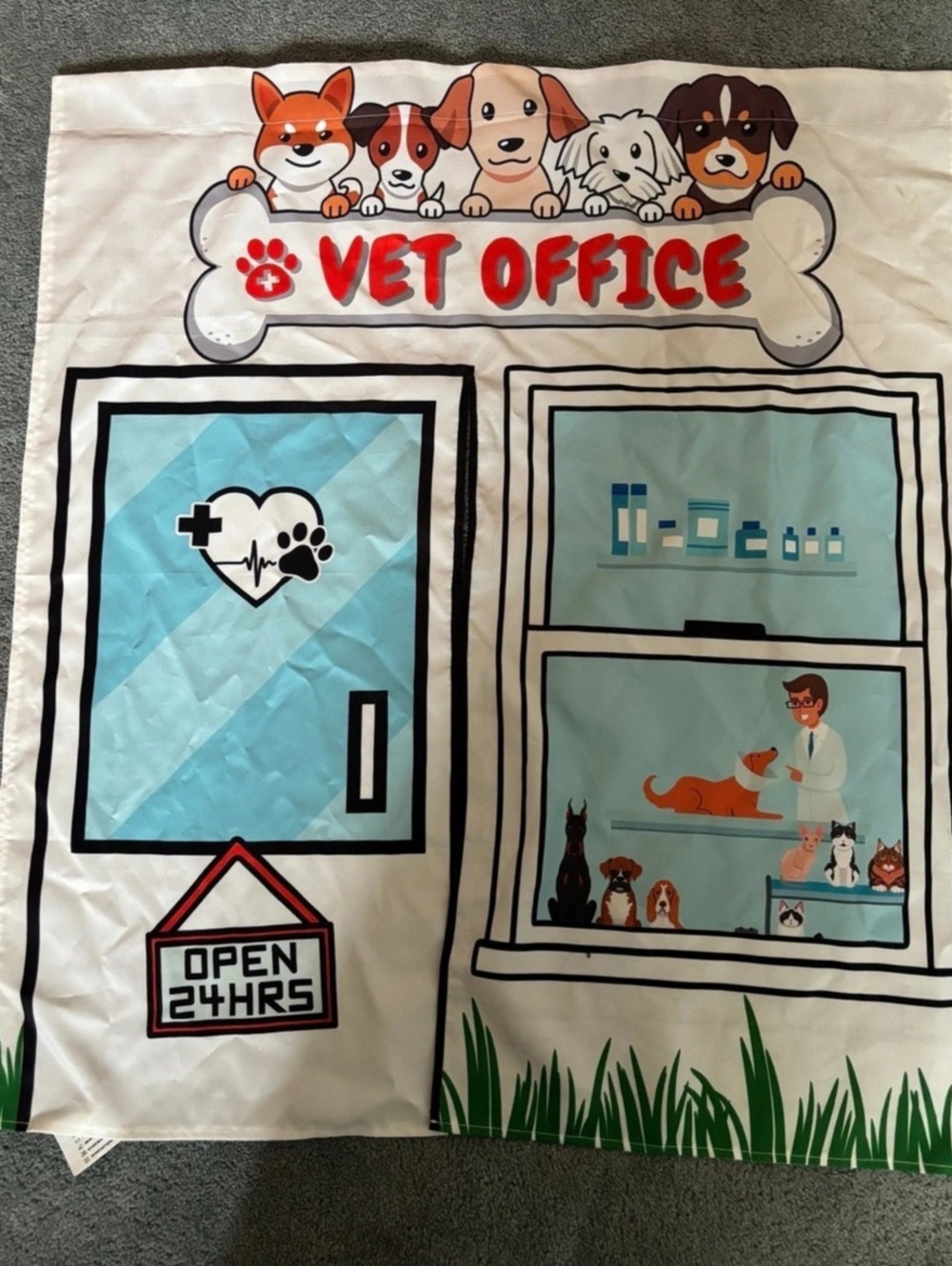 Couch Swag Vet Office Play Panel Kids Play Panel